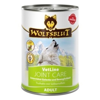 WOLFSBLUT Adult VetLine Joint Care Truthahn & Süßkartoffe 6x395 g