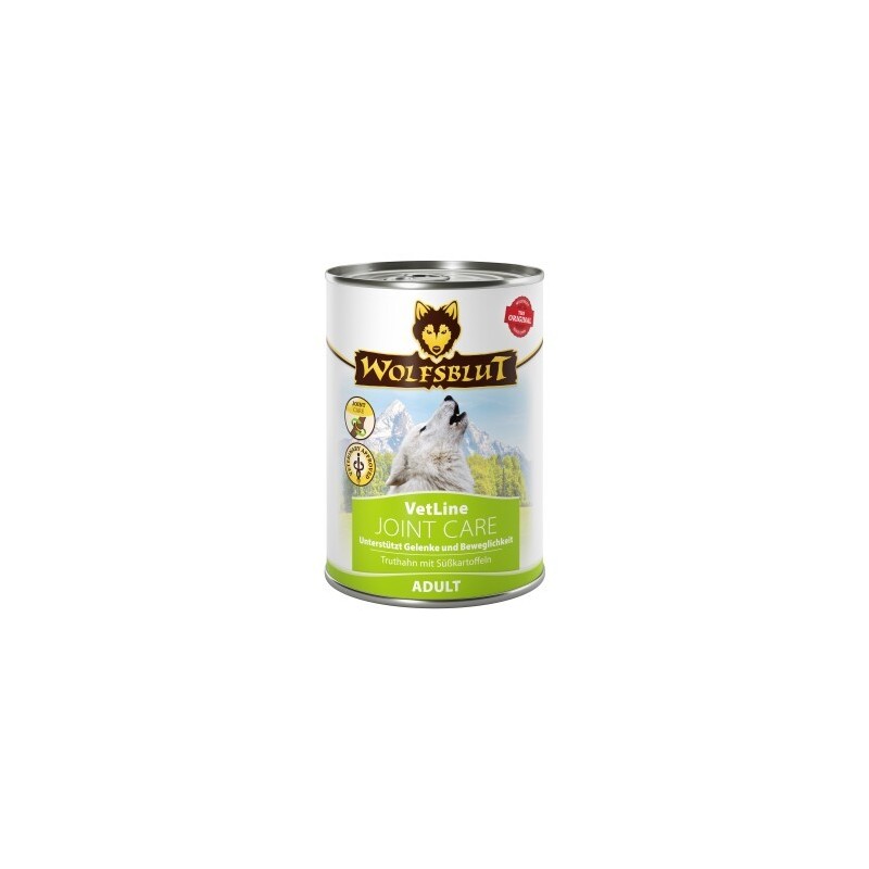 WOLFSBLUT Adult VetLine Joint Care Truthahn & Süßkartoffe 6x395 g