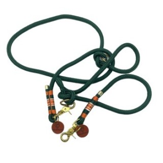 Wildfang Hundeleine "Wandergeflüster" aus Tau dunkelgrün 2,3 m, 2,4 cm