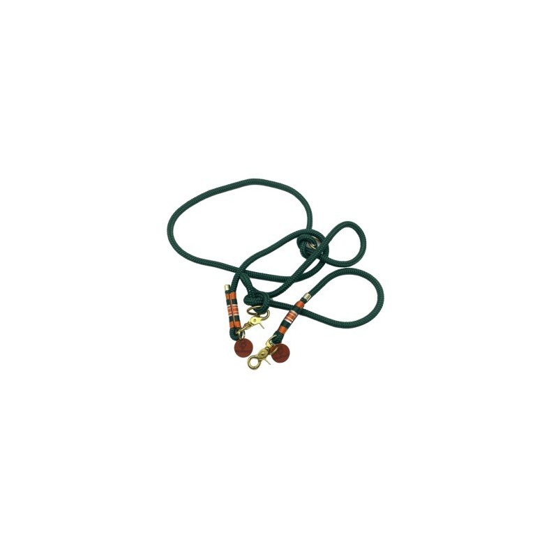 Wildfang Hundeleine "Wandergeflüster" aus Tau dunkelgrün 2,3 m, 3 cm