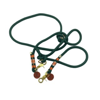 Wildfang Hundeleine "Wandergeflüster" aus Tau dunkelgrün 2,3 m, 2,4 cm