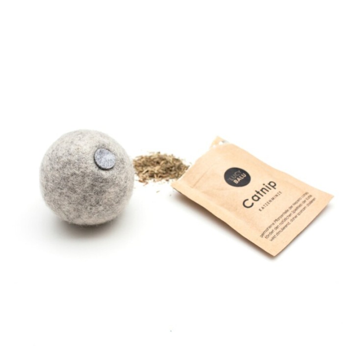 LucyBalu MINT BALL Filzball mit Katzenminze