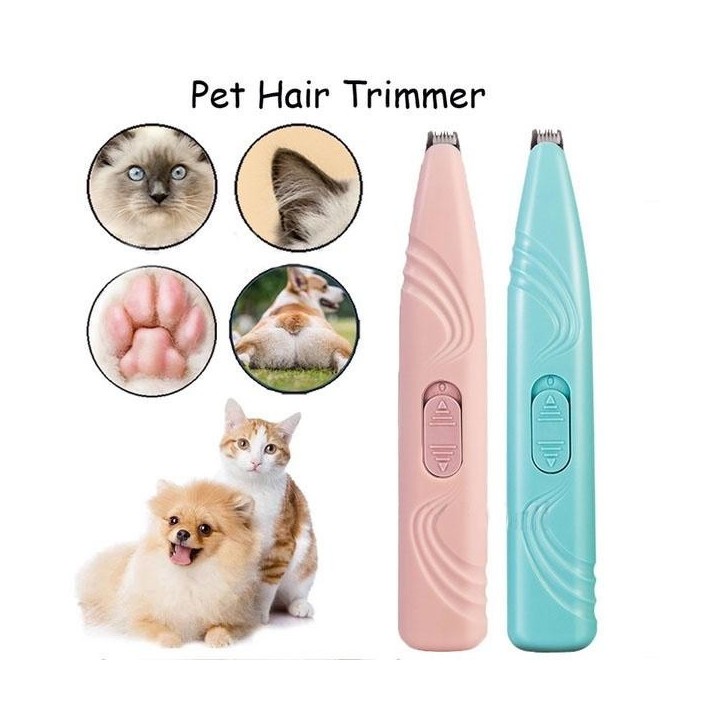 Elektrische Haustier-Haarschneidemaschine für Katzen, Hunde, Fußhaarschneider, Haustierpfoten-Haarschneidemaschine, Rasierer,