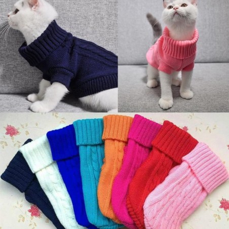 Winter Hundekleidung Welpen Haustier Katze Pullover Jacke Mantel für kleine Hunde S