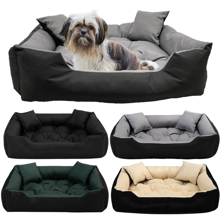 ECCO wasserdichtes Hundebett, S M L XL XXL 3XL S schlachtschiff grau