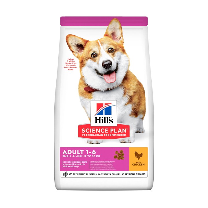 Hill's Science Plan Advanced Fitness Adult Small & Miniature Hundefutter - Huhn - 1,5 kg