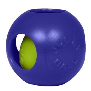 Horsemens Pride Jolly Ball Teaser Hundespielzeug 6in blau
