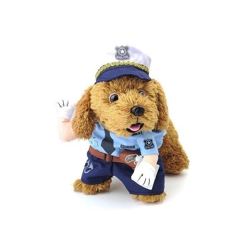 Polizeihund Kostüm blaues Hemd Kostüm