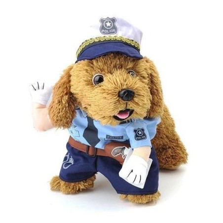 Polizeihund Kostüm blaues Hemd Kostüm