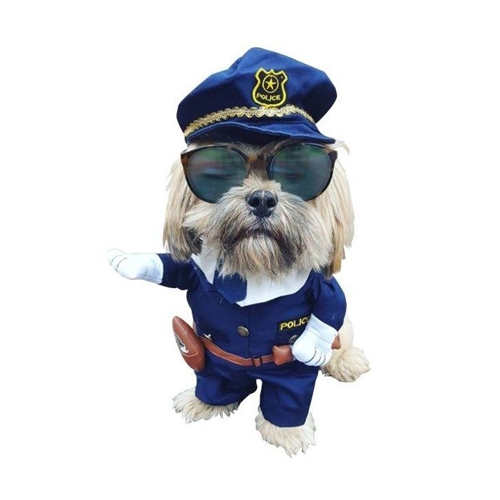 Polizist Hundekostüm Kostüm