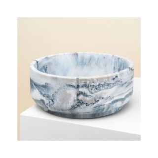 pino Hundenapf Classic Bowl dolphin grey marble, Gr. L, Höhe: ca. 9 cm, Durchmesser:  ca. 22 cm