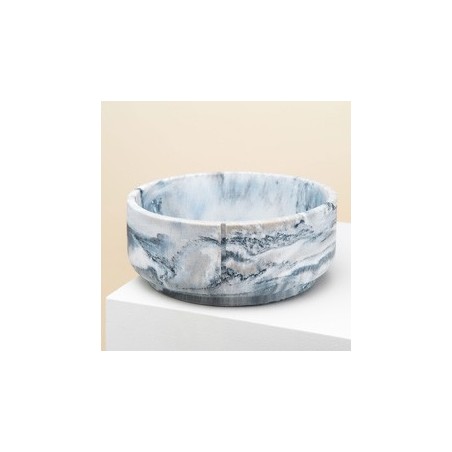 pino Hundenapf Classic Bowl dolphin grey marble, Gr. L, Höhe: ca. 9 cm, Durchmesser:  ca. 22 cm