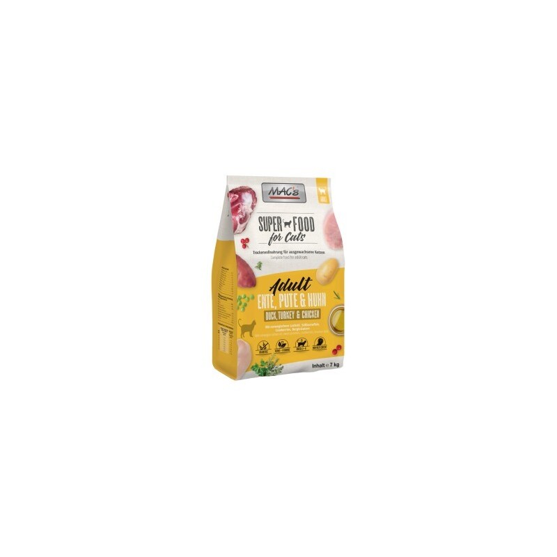 MAC's Cat Adult Trockenfutter Ente, Pute & Huhn 7 kg