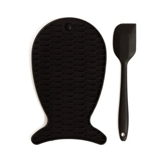 Minty&Marla Schleck Set mit Spatel Katze schwarz