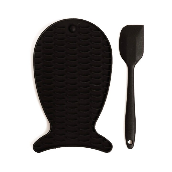 Minty&Marla Schleck Set mit Spatel Katze schwarz