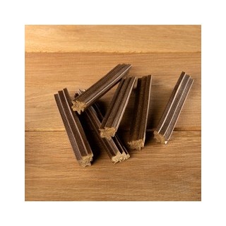 alsa-nature Tannenbaum-Backstange Kauartikel, 10 Stück, Länge: ca. 14 cm, Hundefutter