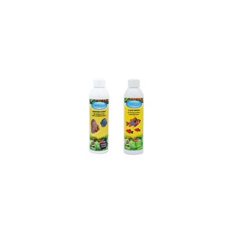 AQUARIS Baktero Start 250 ml + Aquaris Clear Water 250 ml