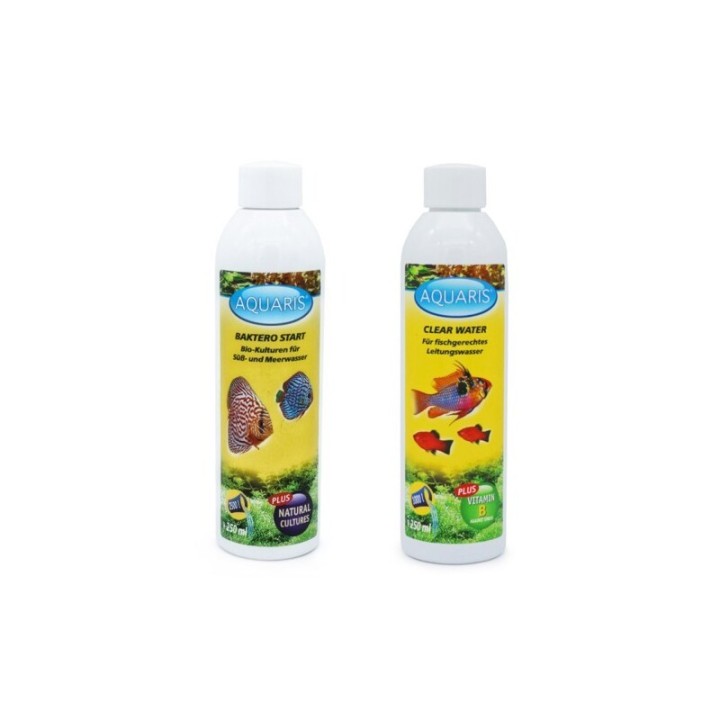AQUARIS Baktero Start 250 ml + Aquaris Clear Water 250 ml