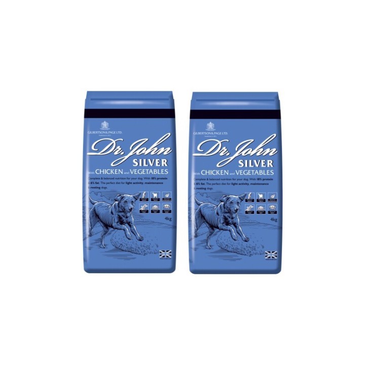 Dr John Silver Huhn mit Gemüse 2x4 kg