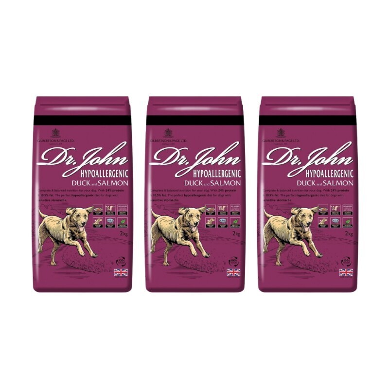 Dr John Ente und Lachs 3x2 kg