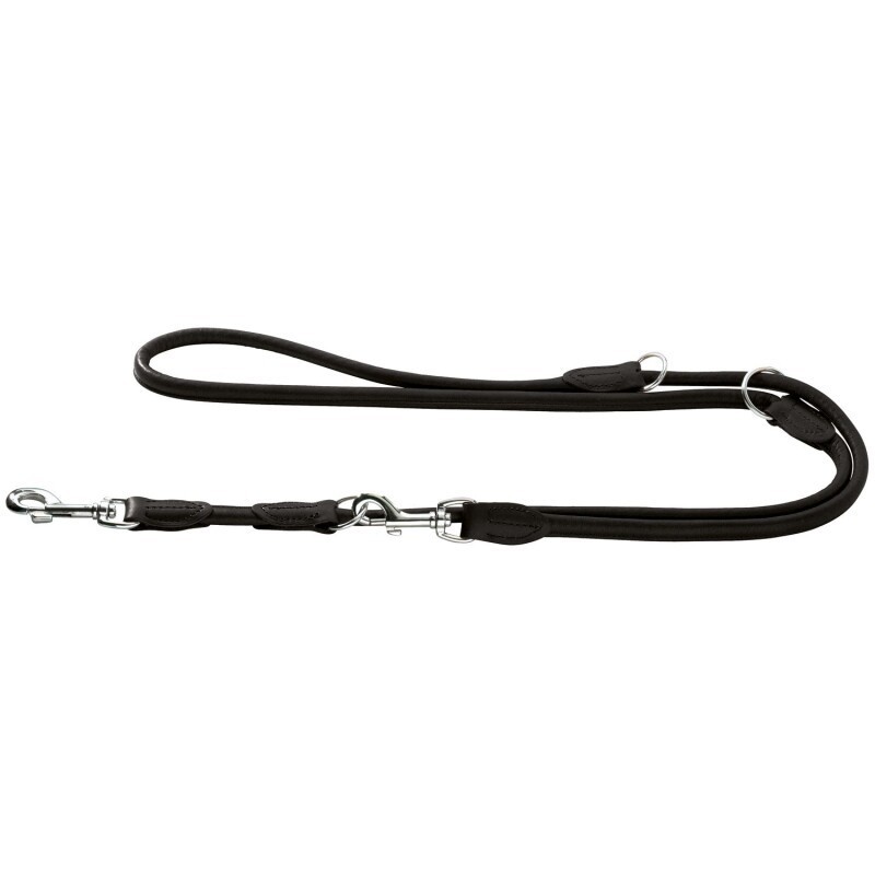 Hunter Verstellbare Führleine Round & Soft Elk 8 mm, 2 m