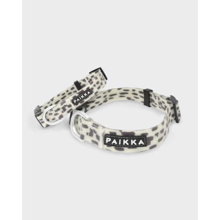 Paikka Glow Halsband 2.0 weiß/ schwarz 44 cm, 65 cm, 2,5 cm