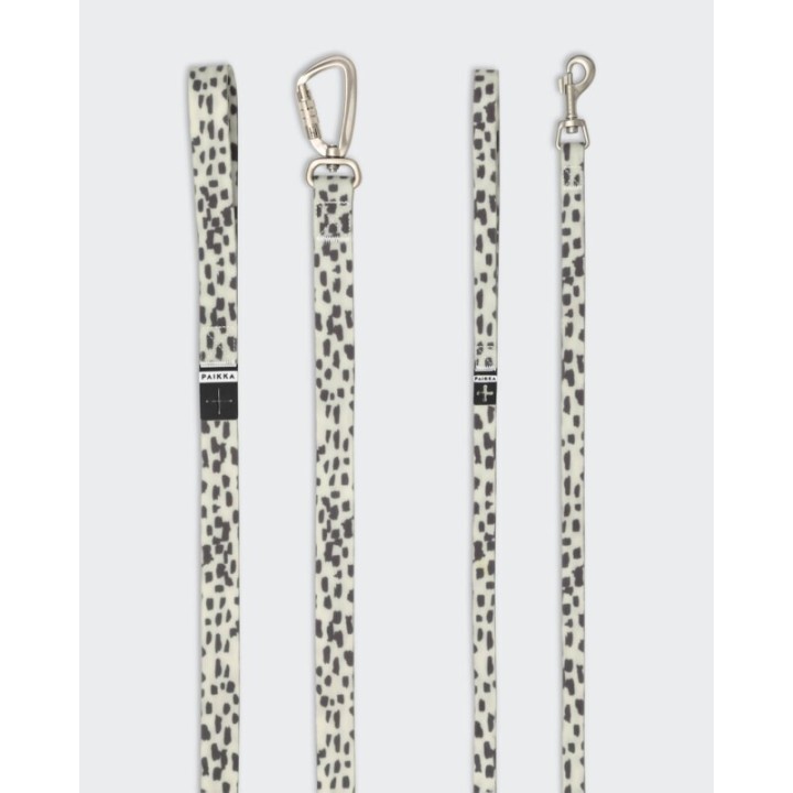 Paikka Glow Leine 2.0 weiß/ schwarz 1,8 m, 2 cm