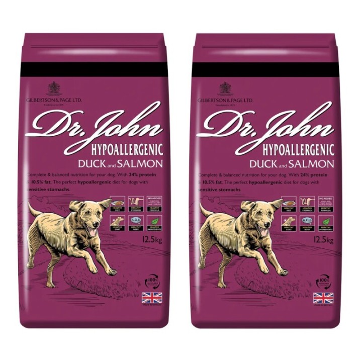 Dr John Ente und Lachs 2x12,5 kg