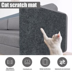 Katzenkratzmatte, Katzenteppich mit selbstklebendem, zuschneidbarem Katzenkratzbaumteppich, Katzenkratzmöbelschutz 30*30cm be