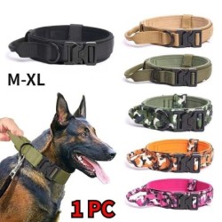 1 PC Militärisches taktisches Hundehalsband Mittelgroßes Hundehalsband Verstellbares Schäferhundemittelgroßes Hundehalsband f
