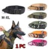 1 PC Militärisches taktisches Hundehalsband Mittelgroßes Hundehalsband Verstellbares Schäferhundemittelgroßes Hundehalsband f