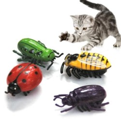 Charm Walking Insekt Elektrische Käfer Katze Spielzeug Auto Zikade Simulation Teaser Interaktive Nette 1 stück Neue Insekt Mi