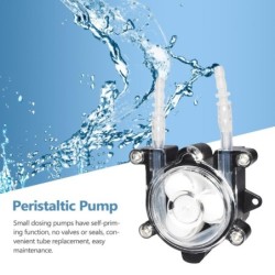 Peristaltische Pumpe mit hohem Durchfluss, Miniatur-Dosierpumpe, peristaltische Schlauchpumpe für Labor-Aquarium-Chemikalien