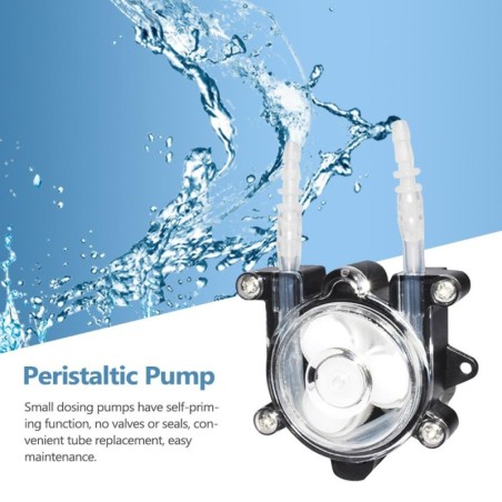 Peristaltische Pumpe mit hohem Durchfluss, Miniatur-Dosierpumpe, peristaltische Schlauchpumpe für Labor-Aquarium-Chemikalien