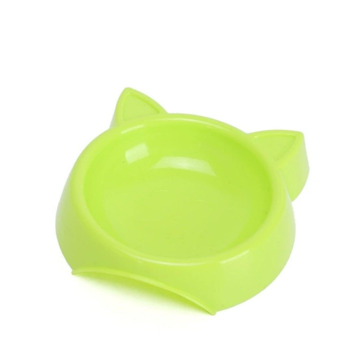 Futternapf für Haustiere, Katzengesichtsform, große Kapazität, Futternapf, einfarbig, Futternapf für Katzen, Wassertrinknapf
