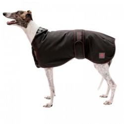 Firefoot Windhund gewachster Hundemantel 41cm braun