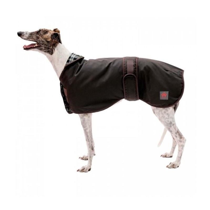 Firefoot Windhund gewachster Hundemantel 41cm braun