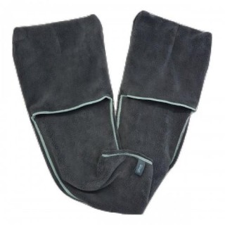 Henry Wag Schnell trocknendes Hundehandschuhhandtuch One Size blau/grau