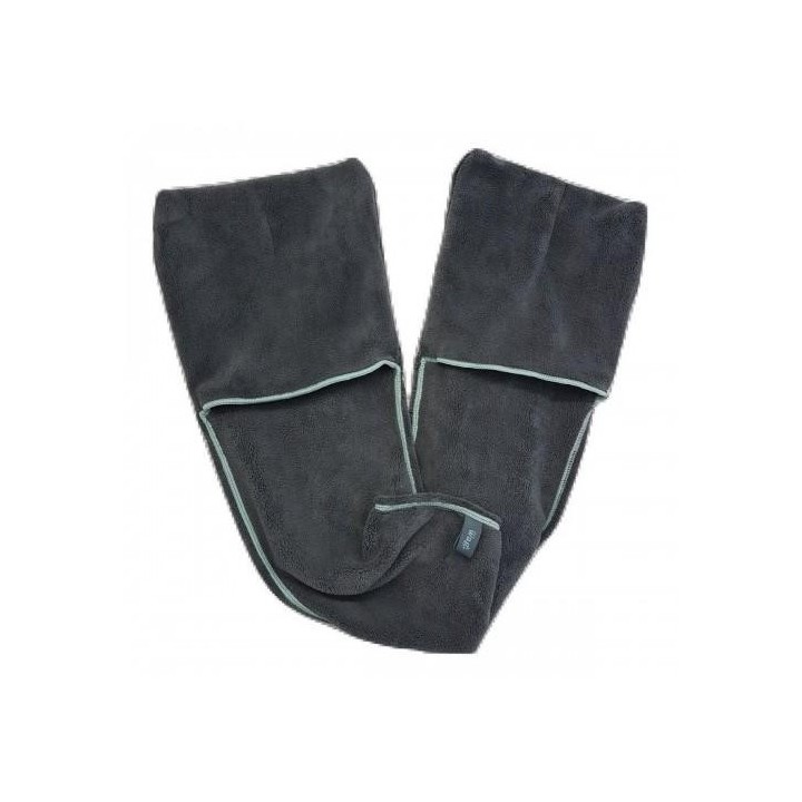 Henry Wag Schnell trocknendes Hundehandschuhhandtuch One Size blau/grau