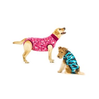 Suitical Recovery Suit Hund - Blau Camouflage - XXXS