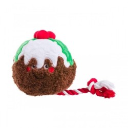 House Of Paws Weihnachtspudding-Seil-Hundespielzeug One Size schwarz