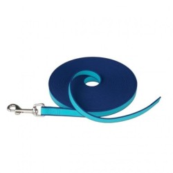 Coachi Line wasserdichte Trainings-Hundeleine 10m hellblaue/dunkelblau