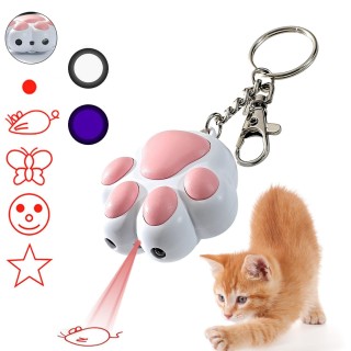1 Pcs Haustier Katze Spielzeug Multi-funktion Pointer USB Aufladbare Spielzeug Katze Interaktiven Spaß Indoor Jagen Katze Spi