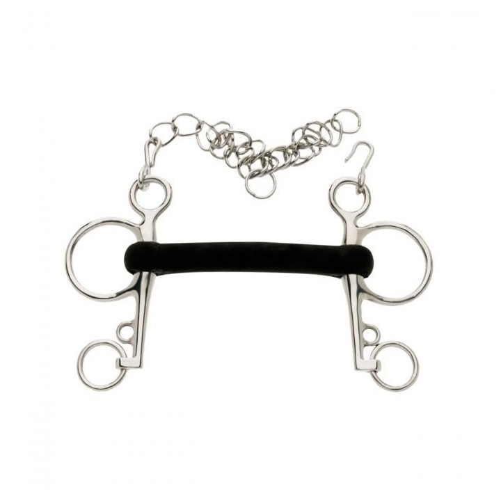 Lorina Hartgummi Mullen Mouth Pelham 5in schwarz/silber