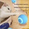 Automatisches Katzenspielzeug Gravity Ball - Rollball zur Selbstunterhaltung Vertical Stripes blau