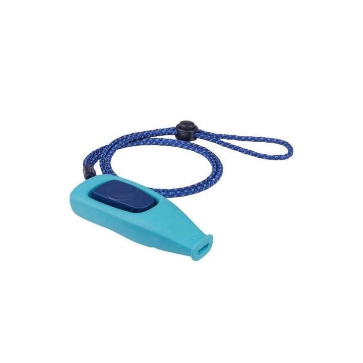 Coachi Whizzclick Hundetrainingspfeife und Clicker One Size hellblaue/dunkelblau