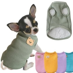 Bär Weste Haustier Hund Kleidung Katze Solide T-shirt Kleidung Hunde Dünne Kleine Mode Chihuahua Sommer Atmungsaktive Welpen