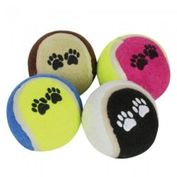 Regatta Hunde Tennisbälle (Packung mit 4) One Size schwarz