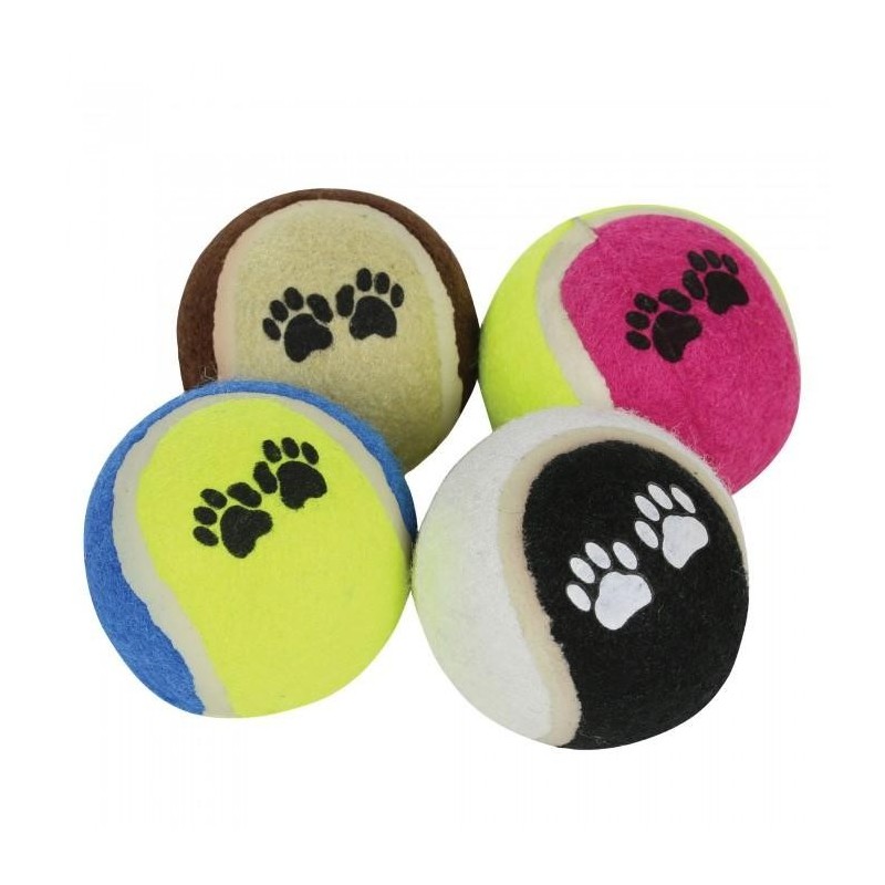 Regatta Hunde Tennisbälle (Packung mit 4) One Size schwarz
