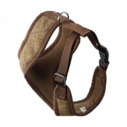 House Of Paws Memory Foam Tweed Hundegeschirr S braun